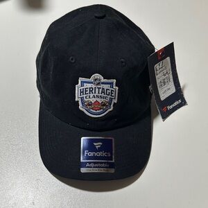 Fanatics Heritage Classic Black Adjustable Cap